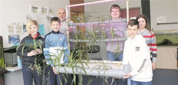 Das Team des Vertical Gardenings Projekts